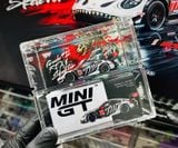  Hộp trưng bày mô hình Porsche 911 GT3 R #77 AO Racing ‘Rexy Skeleton tỉ lệ 1:64 PRISMBOX MN1143 