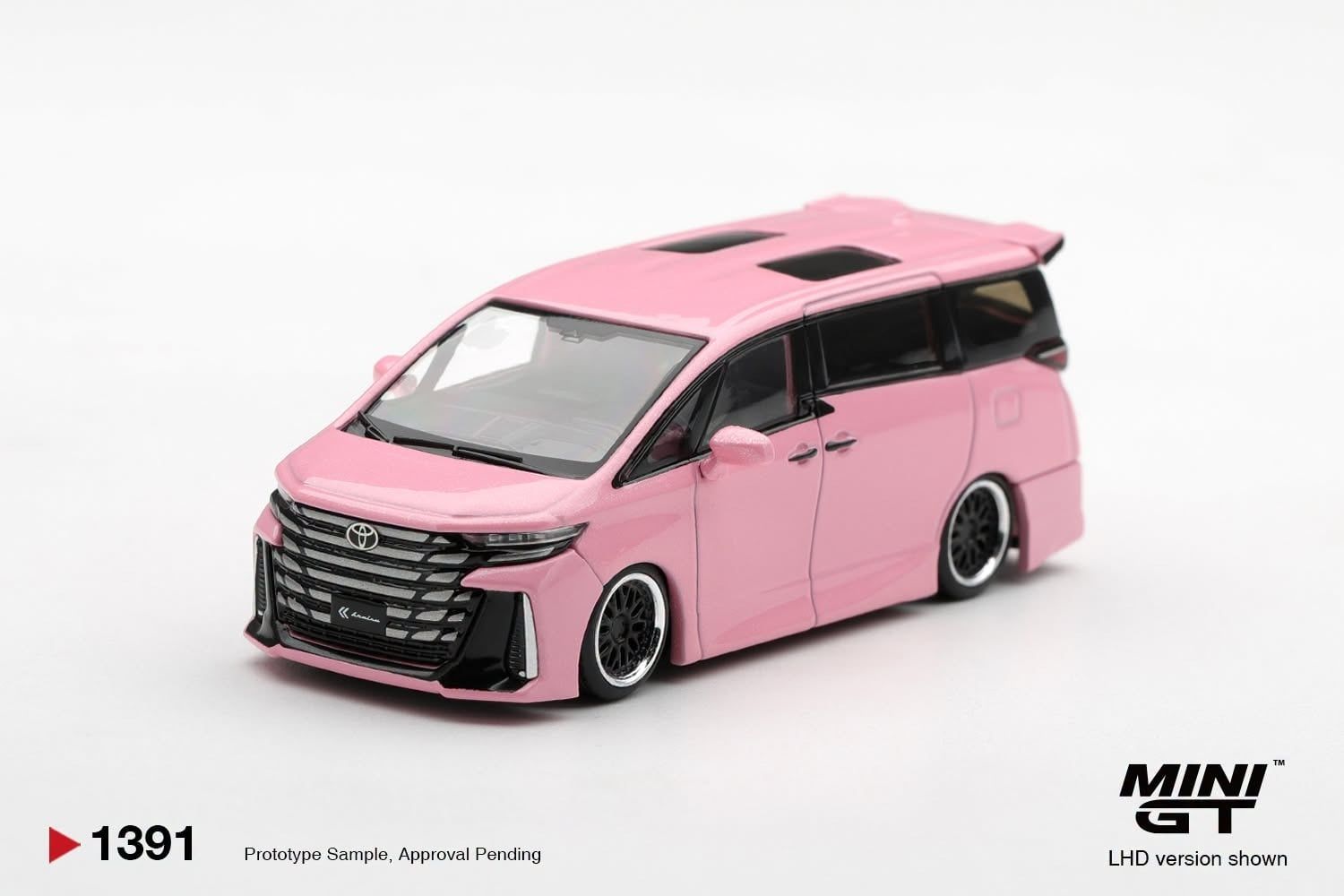 Mô hình xe Toyota Vellfire 40 KUHL Metallic Pink tỉ lệ 1:64 MiniGT MGT01391 