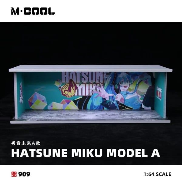  Hộp trưng bày mô phỏng garage/showrrom Hatsune Miku A có đèn led tỉ lệ 1:64 M · COOL MC914909 