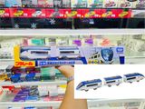  Mô hình xe tàu điện Keisei AE Skyliner (tàu tốc hành sân bay Narita) Plarail S-54 chạy pin Takara Tomy 838364 