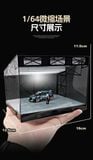  Hộp trưng bày mô phỏng showroom xe tường trong suốt tỉ lệ 1:64 Shou Cang Jia SCJ430 