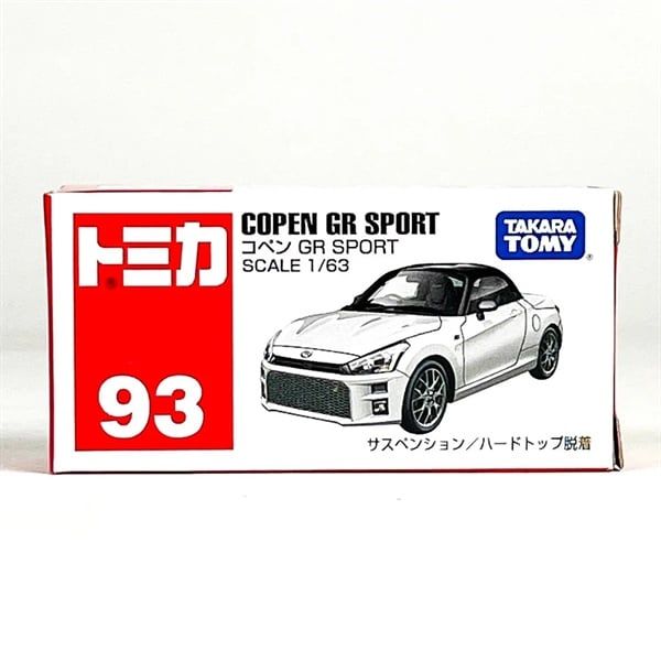  Mô hình xe No.93-11 Daihatsu Copen GR Sport (Box) tỉ lệ 1:63 Tomica 175520 