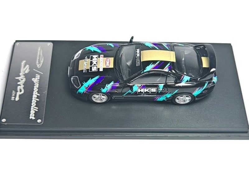  Mô hình xe ô tô Toyota Supra A80 (JZA80) Bomex V1 Modified HKS Livery tỉ lệ 1:64 My Model Collect MC OT64597 