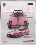  Mô hình xe Ferrari F40 Shenzhen Jiuzhou Automotive Eco - Expo tỉ lệ 1:64 Demon King Auto DKA-076 
