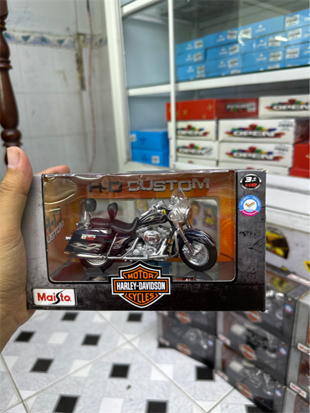  Mô hình xe Harley Davison 2002 FLHRSEI CVO CUSTOM 1:18 Maisto MT18026 