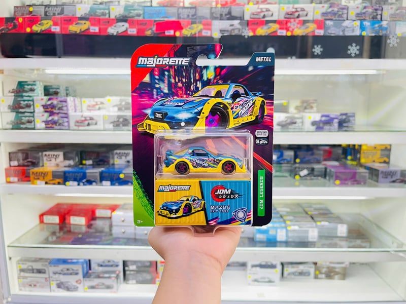 Mô hình xe jdm legends deluxe Mazda Rx7 FD3S tỉ lệ 1:64 MAJORETTE 8504101001 
