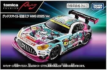  Mô hình xe Mercedes Benz AMG HATSUNE MIKU 2025 tỉ lệ 1:64 Tomica Premium Racing 97044 