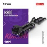  Mô hình xe H300 Flatbed Transport Trailer - Kuromi Painted tỉ lệ 1:64 Cool car CC647240 