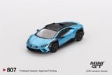  [Hàng Loose] Mô hình xe Lamborghini Huracán Sterrato Blu Aegir tỉ lệ 1:64 MiniGT MGT00807 