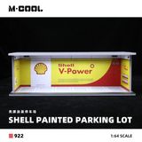  Hộp trưng bày mô phỏng diorama garage trưng bày xe Shell Paint Scheme Parking Lot kích thước 30x13.3x10cm tỉ lệ 1:64 M Cool MC914922 