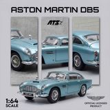  Mô hình xe Aston Martin DB5 - Caribbean Pearl Blue tỉ lệ 1:64 ATS (Aites) ATS881205 