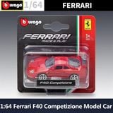  Mô hình xe Ferrari F40 Competizione bản card Race&play DRIVE tỉ lệ 1:64 Bburago 18-56000 
