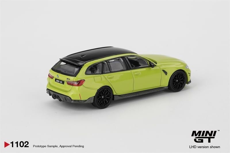  Mô hình xe BMW M3 M Performance Touring Sao Paulo Yellow tỉ lệ 1:64 MiniGT MGT01102 