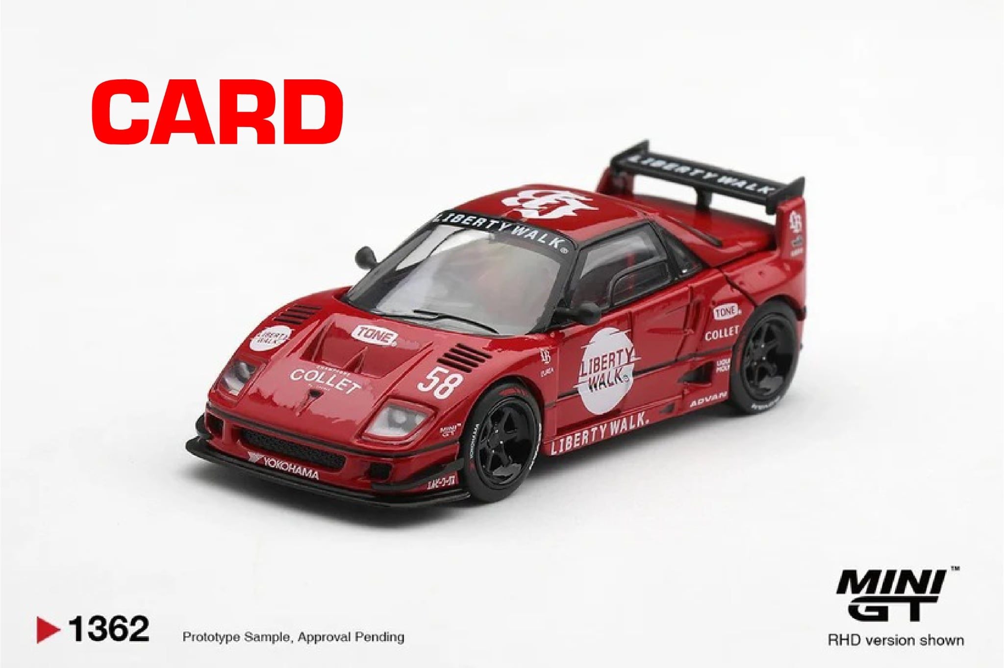  Mô hình xe Mazda AZ-1 Liberty Walk LB40 LB-Hinomaru Red tỉ lệ 1:64 MiniGT MGT01362 