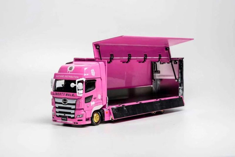  Mô hình xe HINO700 LBWK Pink tỉ lệ 1:64 KS-093-738 