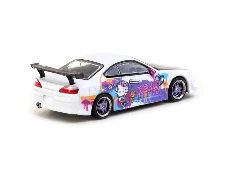  Mô hình xe Tarmac Works 1/64 Nissan Silvia (S15) Hello Kitty tỉ lệ 1:64 