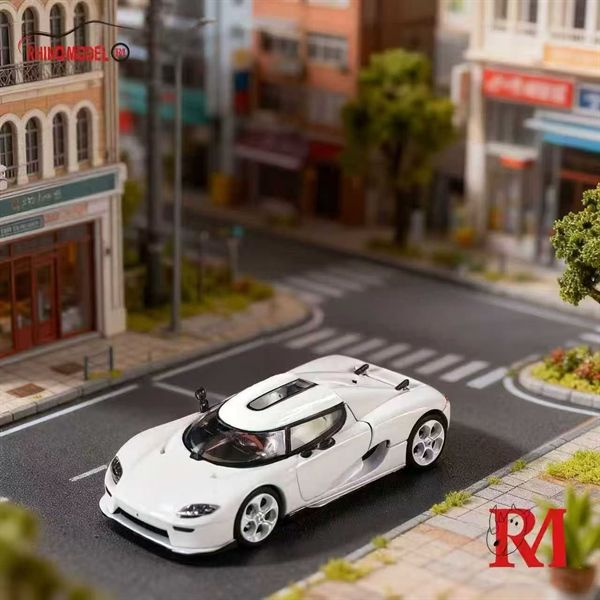  Mô hình xe Koenigsegg CC850 mở được mui và nắp máy sau tỉ lệ 1:64 Rhino model RM OT64393 