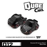 Mô hình xe Porsche 911 Carrera RS 2.7 Black/Red MiniGT Qube Carz QZ00702 