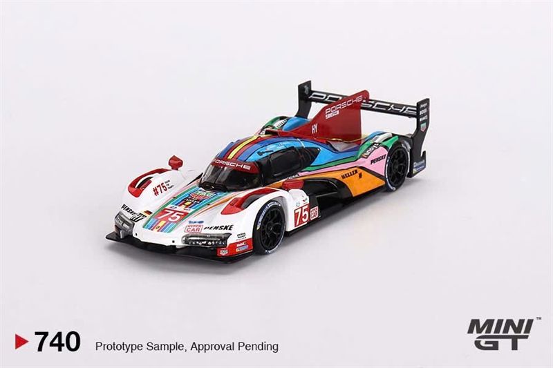  Mô hình xe set Porsche 963 Penske Motorsport 2023 24 Hrs. of Le Mans Limited Edition 3000 #5 #6 #75 tỉ lệ 1:64 MiniGT MGTS0011 