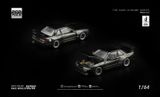  Mô hình xe Nissan PANDEM S13 - DARK CHROME tỉ lệ 1:64 Pop Race PRDC010 