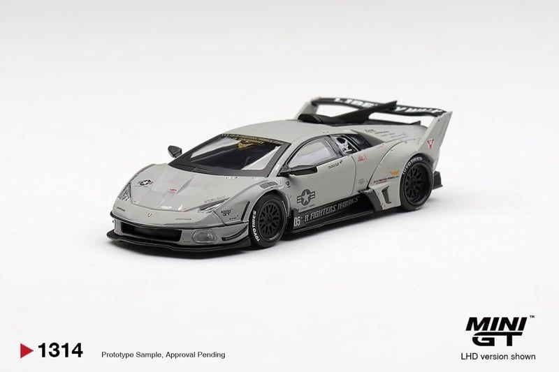  Mô hình xe Lamborghini LB-Silhouette WORKS MURCIELAGO GT Evo Fighter card tỉ lệ 1:64 MiniGT MGT01314 