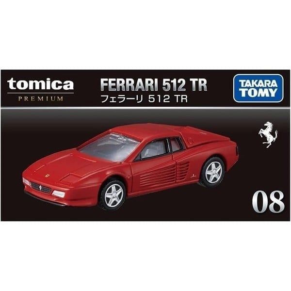  Mô hình xe Ferrari 512TR 26 No.08 tỉ lệ 1:64 Tomica Premium 92513 