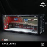  Hộp trưng bày container mô phỏng Repair shop Advan model có tầng - có đèn 38.7x16x16.5cm tỉ lệ 1:64 MoreArt MO400218 