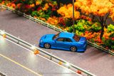  Mô hình xe Nissan R34 Skyline Sedan URAS -- Blue tỉ lệ 1:64 Tarmac Works 