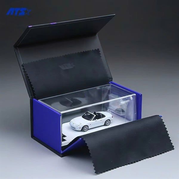  Mô hình xe ô tô Mazda MX-5 mở được mui - nắp đèn mắt tỉ lệ 1:64 ATS (Aitesi) car model ATS88010 