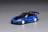  Mô hình xe Honda S2000 J'S RACING Apex Blue Pearl tỉ lệ 1:64 Motorhellix M65152 