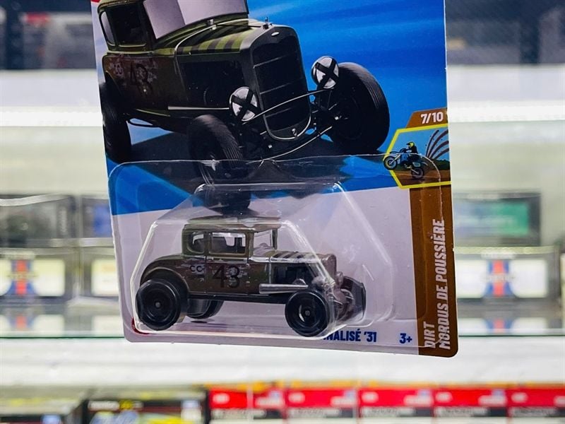  Mô hình xe Ford Model A Custom '31 Hotwheels kim loại có bản quyền chính hãng tỉ lệ 1:64 C4982-FO 
