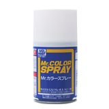  Lacquer S1 white bình xịt pha sẵn sơn mô hình màu trắng dòng Mr.Color Spray 10ml Mr.Hobby S1 
