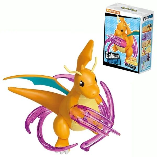  Mô hình lắp ráp Go battle! Pokémon Vol 2 Dragonite PP14 Keepplay 32668 