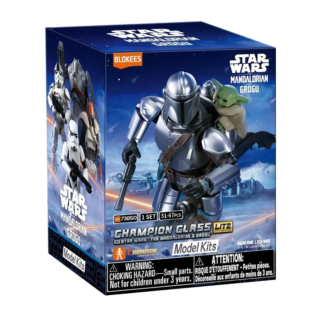  Mô hình Blokees Star Wars The Mandalorian and Grogu CC LITE Series 01 EW09 Blindbox 75850 