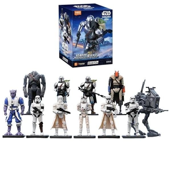  Mô hình Blokees Star Wars The Mandalorian and Grogu CC LITE Series 01 EW09 Blindbox 75850 