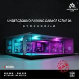  Hộp trưng bày mô phỏng Underground Parking Garage Series Light-Up Assembly Scene Model tỉ lệ 1:64 More Art MO915006 