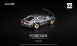  Mô hình xe Toyota Rocket Pandem 280ZX gun metal mở được capo tỉ lệ 1:64 Poprace PR640390 