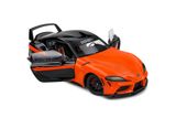  Mô hình xe ô tô Toyota Supra GR Streetfighter orange tỉ lệ 1:18 Solido model S1809005 