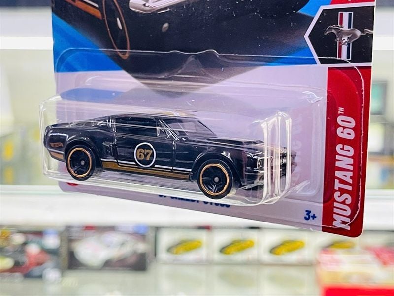  Mô hình xe Ford Shelby GT500 '67 Hotwheels kim loại có bản quyền chính hãng tỉ lệ 1:64 C4982-FO 