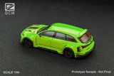  Mô hình xe Audi RS6 wipe body mở capo tỉ lệ 1:64 DCM model OT64674 