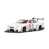  Mô hình xe Nissan LB-ER34 Super Silhouette ATHLETE/COLLET bản card Nhật tỉ lệ 1:64 MiniGT MGT01059 