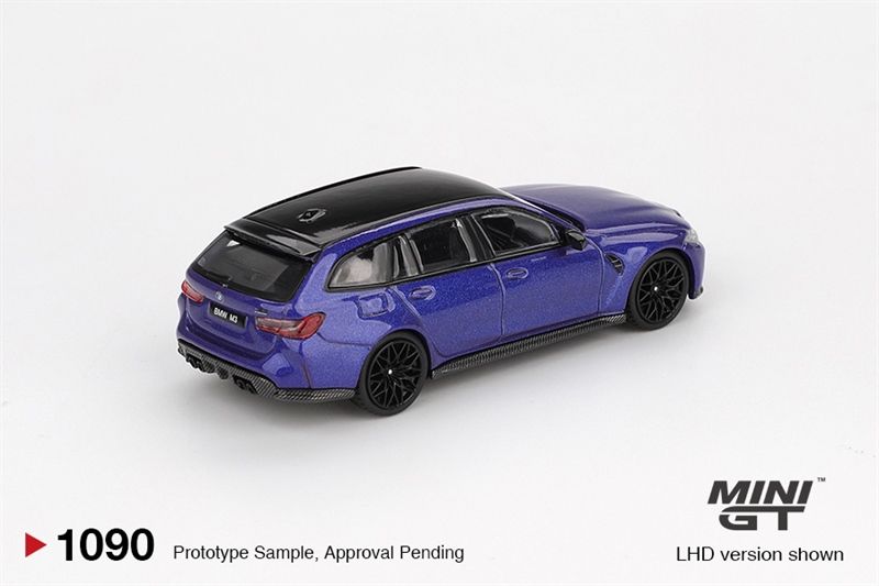  Mô hình xe BMW M3 Competition Touring Portimao Blue Metallic tỉ lệ 1:64 MiniGT MGT01090 