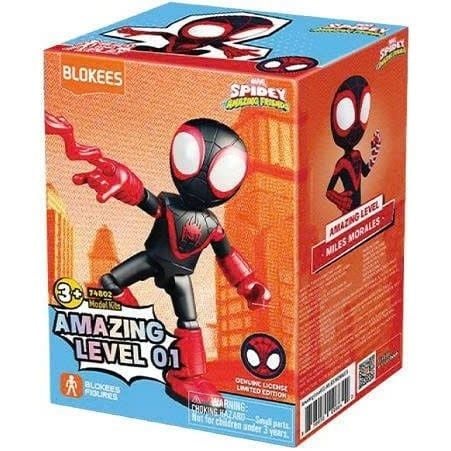  Mô hình lắp ráp Blokees Model Kits - Spidey and His Amazing Friends 74802- FPlay AL01 - spider Miles Morales 