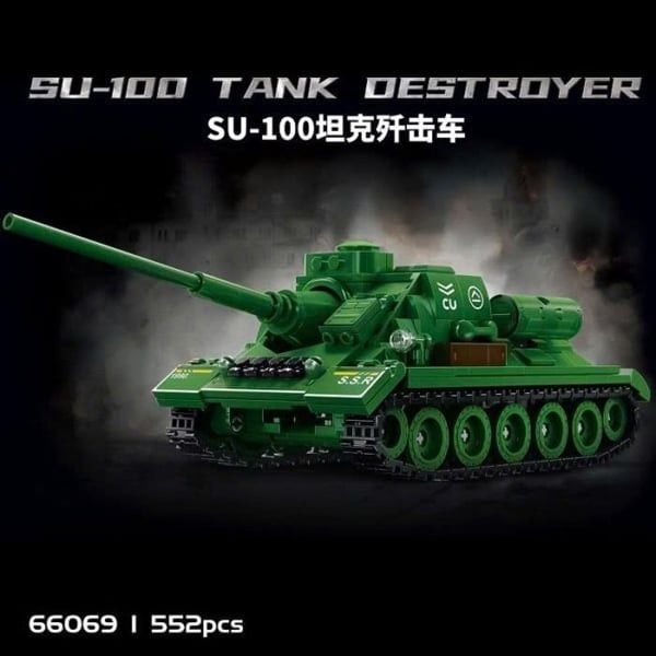  Mô hình lắp ghép Pháo tự hành chống tăng SU-100 LY65 LG045 