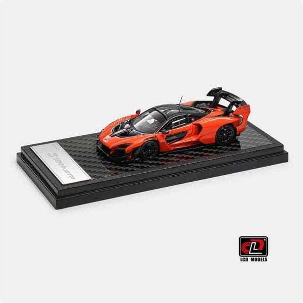  Mô hình xe McLaren Senna GTR metallic orange tỉ lệ 1:64 LCD models LCD64024 