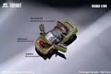  Mô hình xe Honda NSX-R NA1 full open Olive green limited 2026 tỉ lệ 1:64 TopArt TAO640010 