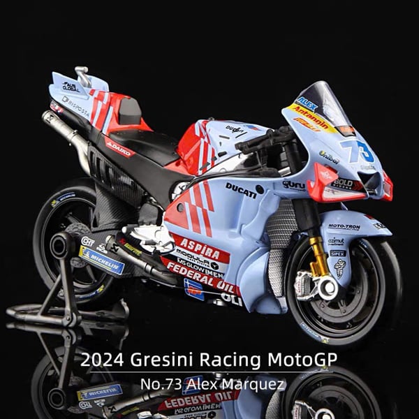  Mô hình xe mô tô GP Gresini Racing Ducati Desmosedici tỉ lệ 1:18 Maisto MT18053A 