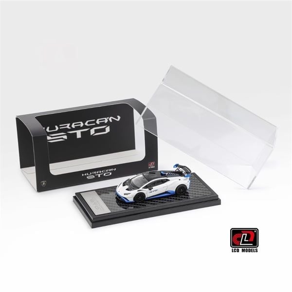 Mô hình xe Lamborghini Huracan STO mở được nắp máy sau tỉ lệ 1:64 LCD Model LCD64043 