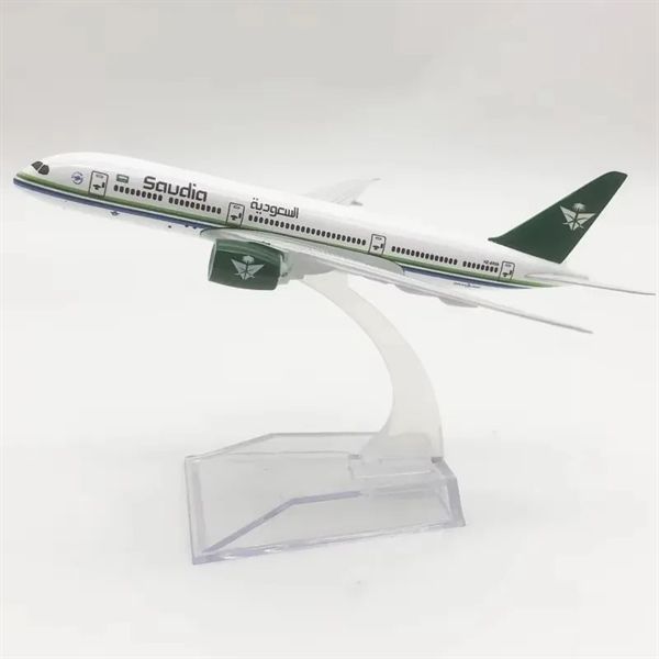  Mô hình máy bay Saudi Arabia Dreamliner Boeing B787 kích thước 16cm MB16224 
