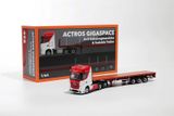  Mô hình xe Mercedes Actros GigaSpace, Sattelzugmaschine & Scalable Trailer tỉ lệ 1:64 GCD OT64500 